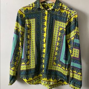 Zara Printed L/S Blouse